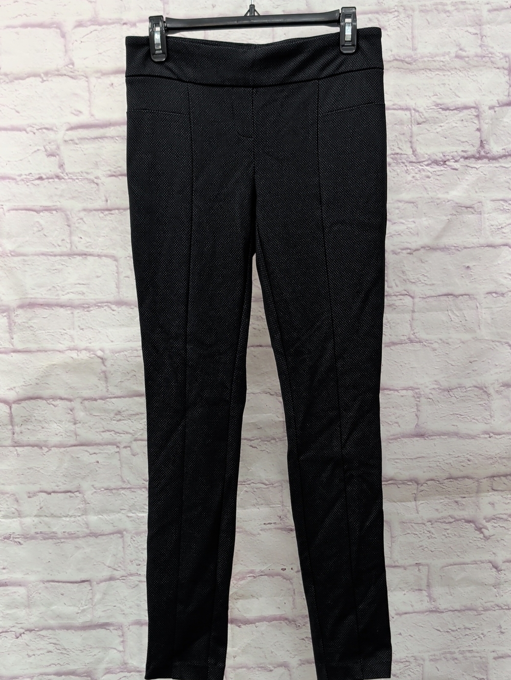 Hilary Radley Textured Stretchy Pull-on Skinny Pants - Size Small - Picture 2 of 6